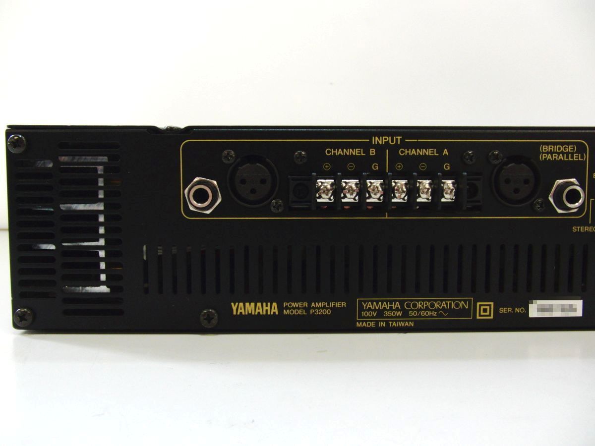 中古】YAMAHA P3200 パワーアンプ 【訳あり動作品】*341031 YAMAHA 訳