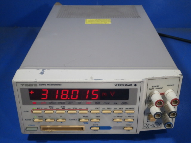 YOKOGAWA 7563 DIGITAL THERMOMETER 0 THERMOMETER DIGITAL
