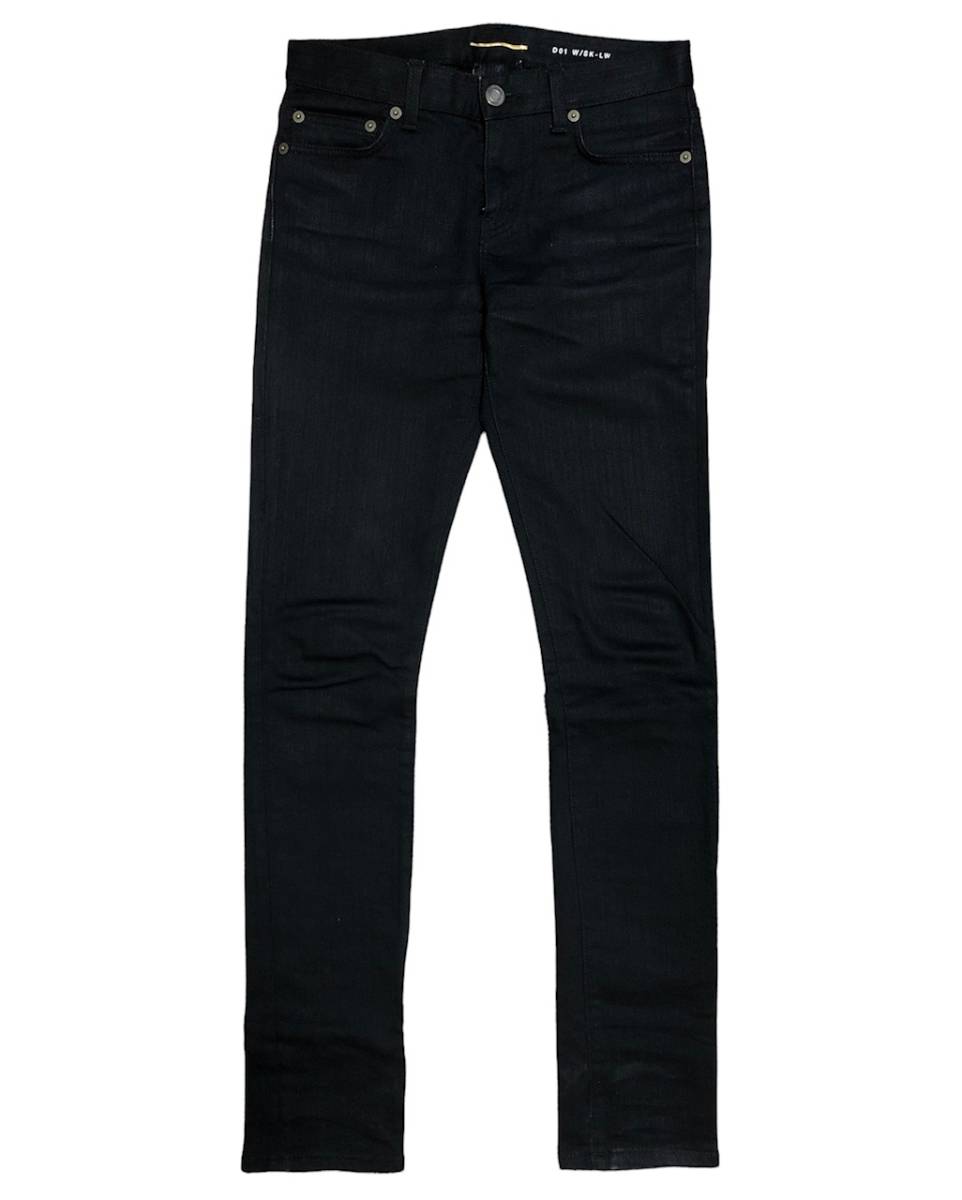 名作☆ SAINT LAURENT PARIS ニークラッシュ ストレッチ スキニー