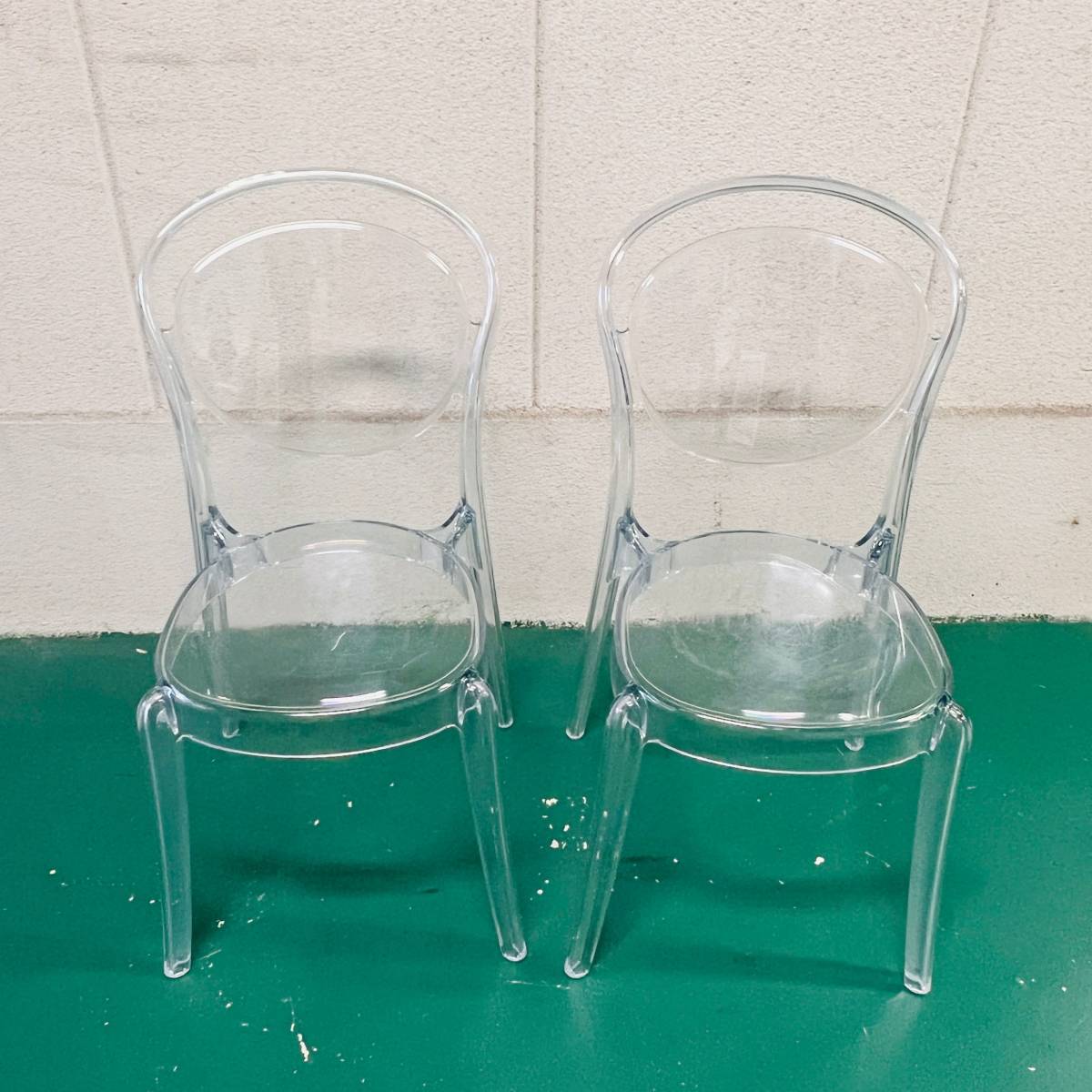 【セール，高品質】 ヤ家財 Calligaris カリガリス ICE 高級ダイニングチェア 2脚セット イタリア製 椅子 クリア デザイナーズ家具(ダイニングチェア)｜売買されたオークション情報、yahooの商品情報をアーカイブ公 ダイニングチェア