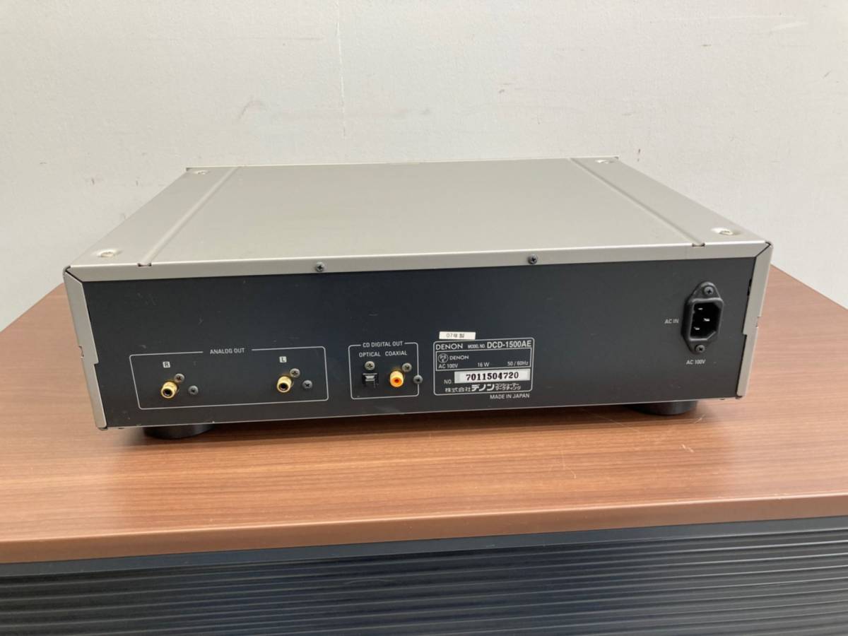 DCD-1500AE DENON デノン - Denon SACDプレーヤー SACD Player CD&frasl;Super CD&frasl;SACDデッキ 公式通販 Audio | CD 中古DENON 価格.com