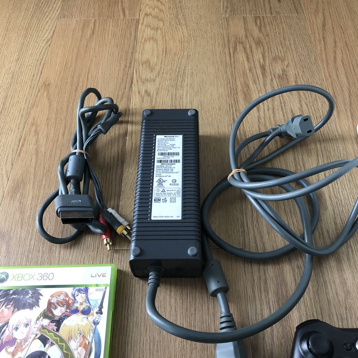 XBOX360 本体一式／ソフト5本付き／動作確認済み／メモリーユニット 