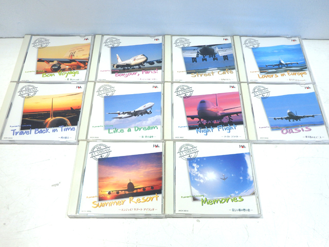 格安，人気 CD 10枚組 JAL JET STREAM Romantic Cruising ＜ナレーション：城達也＞ ジェットストリーム / 飛行機(イージーリスニング)｜売買されたオークション情報、yahooの商品情報をアーカイブ公開 - オークフ イージーリスニング