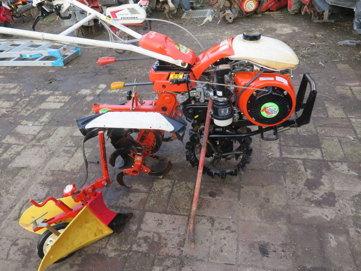 クボタ 走行型管理機 TS550W ハンドル反転 培土器付き 動作確認済み