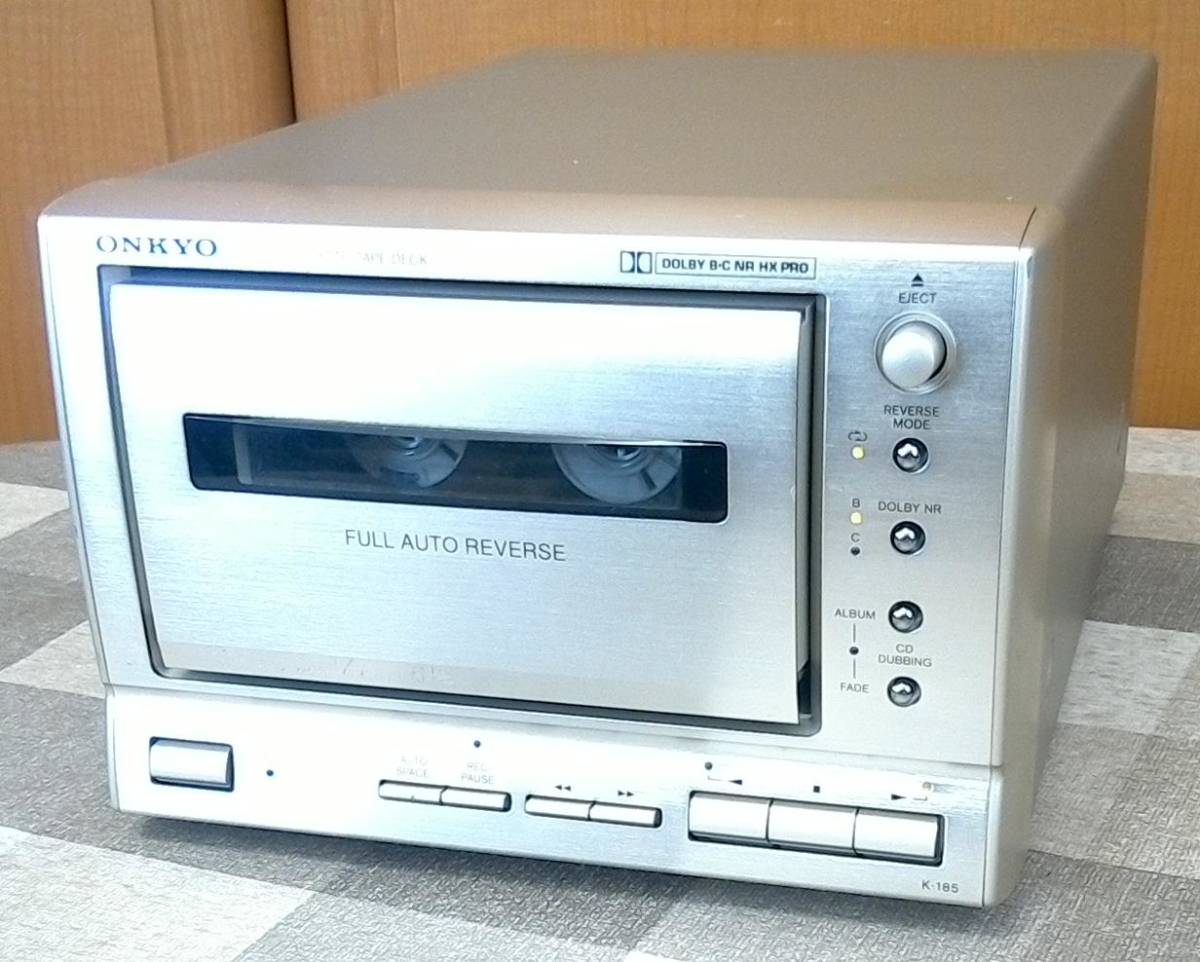 ONKYO K-185 ベルト交換オーバーホール済 格安美品！整備済動作品