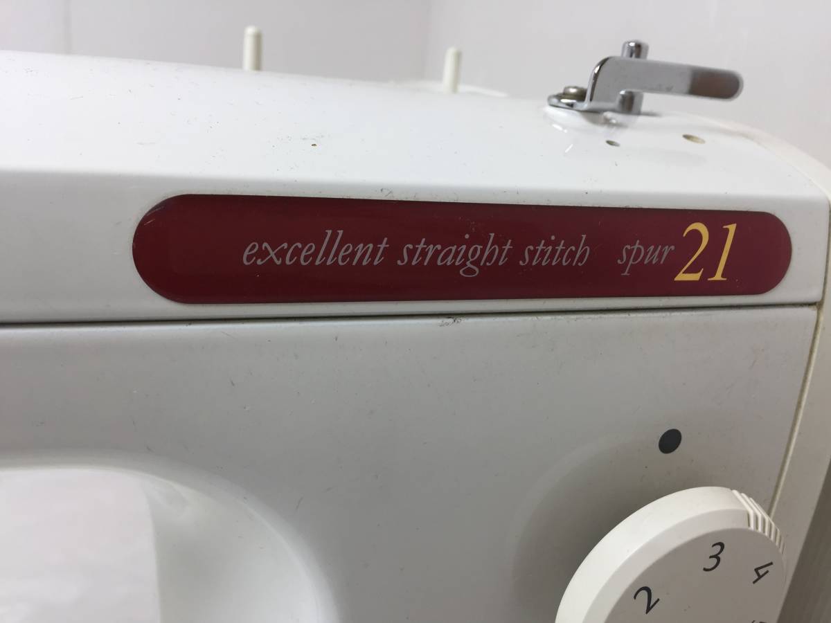 ☆JUKI TL-21☆ジューキ 職業用ミシン フットペダル付き spur21  