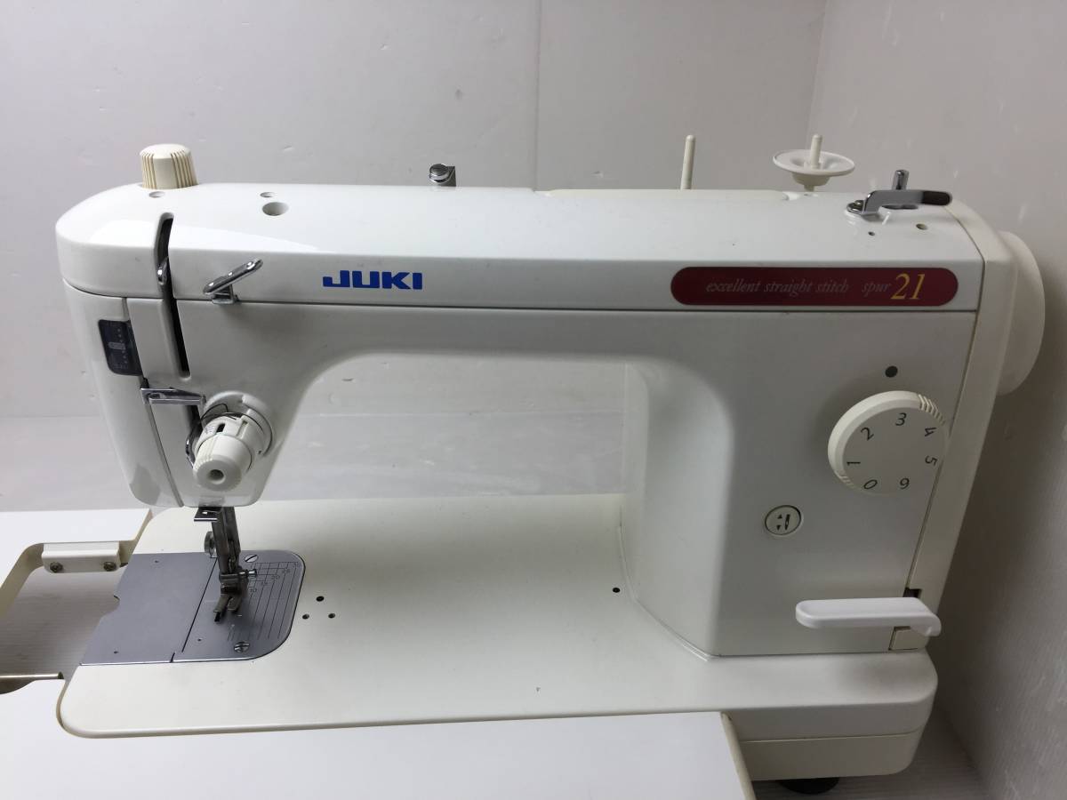 ☆JUKI TL-21☆ジューキ 職業用ミシン フットペダル付き spur21  