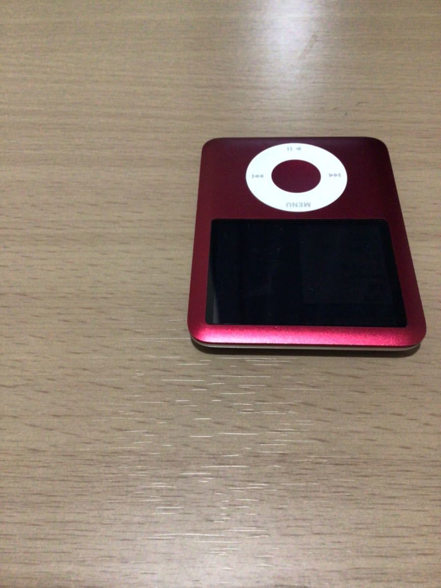 iPod nano アイポッド ナノ 第3世代 8GB レッド 中古 動作確認済(iPod