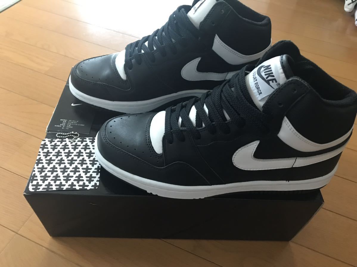 NIKE COURT FORSE HIGH コートフォースハイ　HTM 黒　新品未使用　US8.5 26.5cm 1，000足限定　シリアルナンバー入り