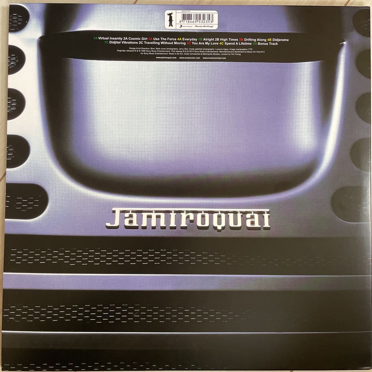 Without Travelling Moving - Jamiroquai Music .com Vinyl) Moving
