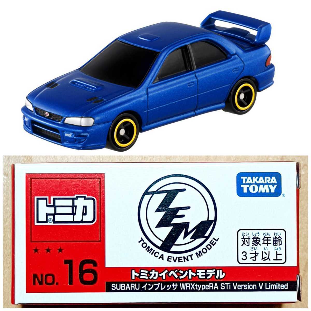 トミカ イベントモデル No 16 インプレッサwrx Typera Sti Version V Limited スバル Subaruトミカ博 乗用車 売買されたオークション情報 Yahooの商品情報をアーカイブ公開 オークファン Aucfan Com
