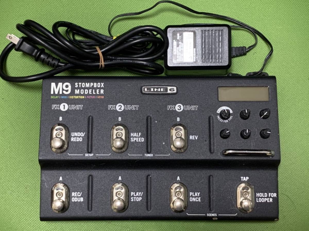 【中古　格安　まだまだ現役】ギター用マルチエフェクター　ルーパー付き　LINE6 M9 ライン６M9 STOMPBOX MODELER