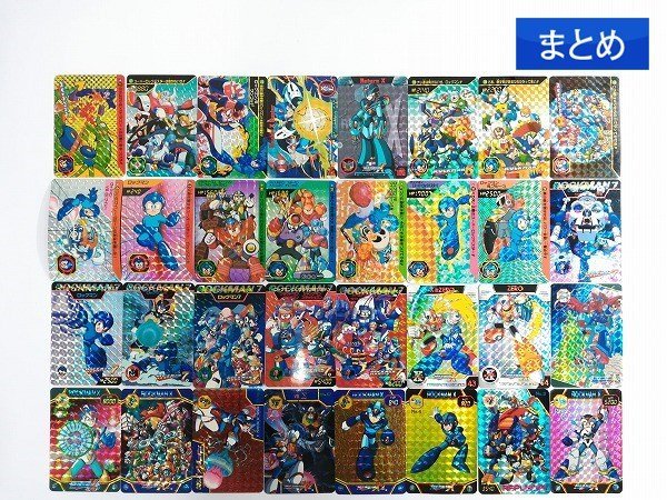sB395q [まとめ] 当時物 ロックマン カードダス キラ プリズム 計32枚