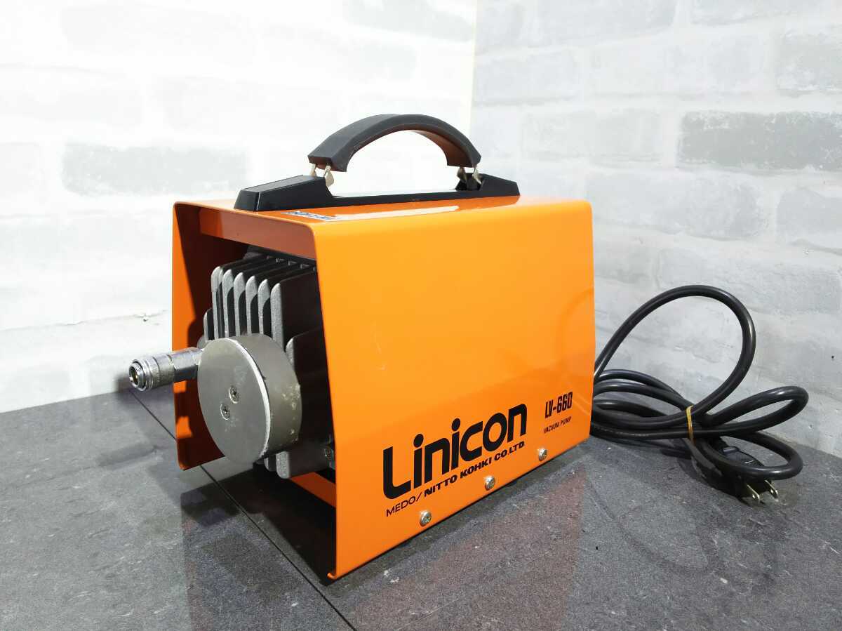 2025，大得価 現状品 管B168 NITTO KOHKI Linicon LV-660 バキュームポンプ(ポンプ)｜売買されたオークション情報、yahooの商品情報をアーカイブ公開 - オークファン ポンプ