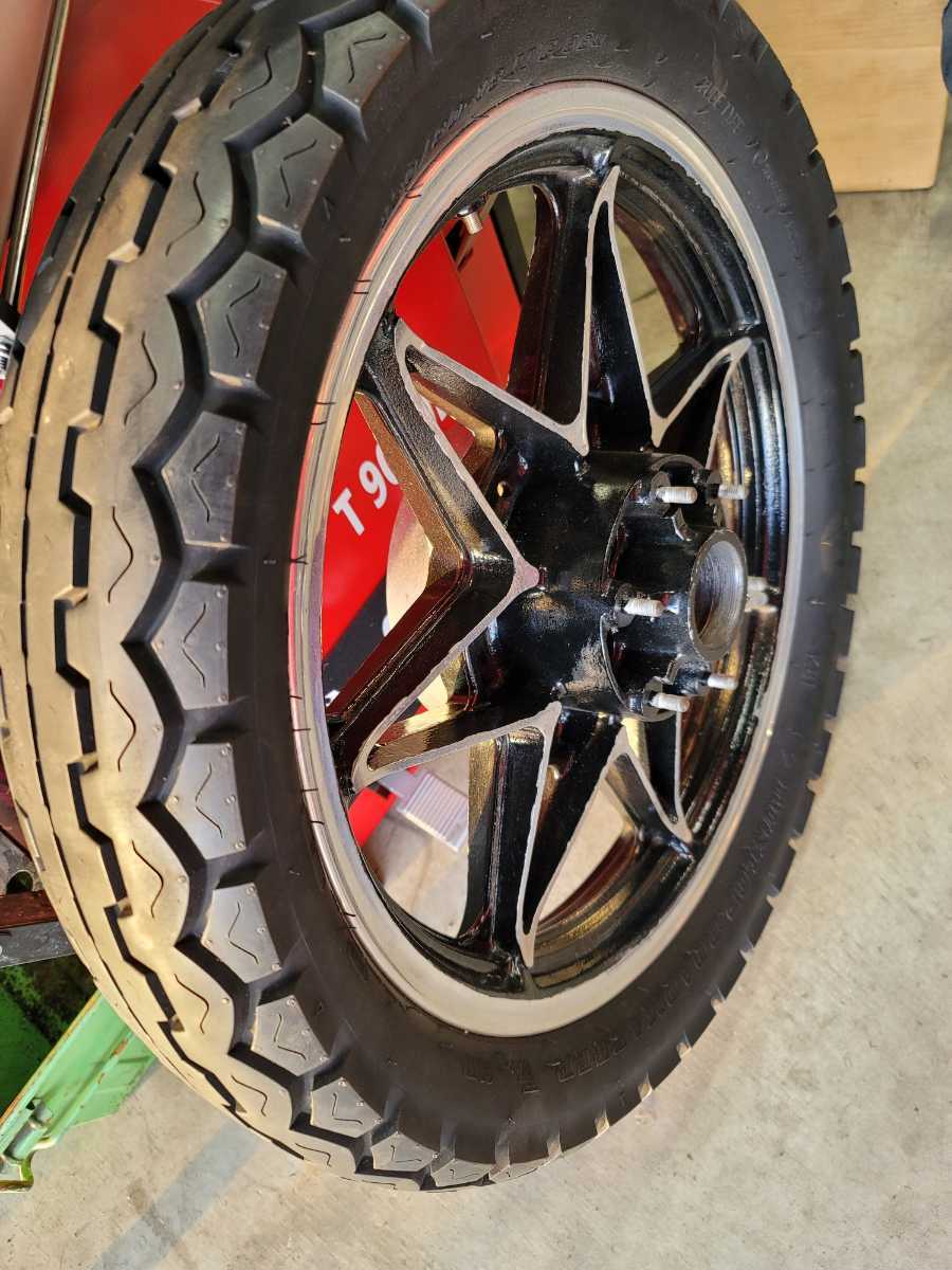 cb750four ホイール　タイヤ　前後セット cb750four ホイール タイヤ 前後セット CB750F ホイールタイヤセット