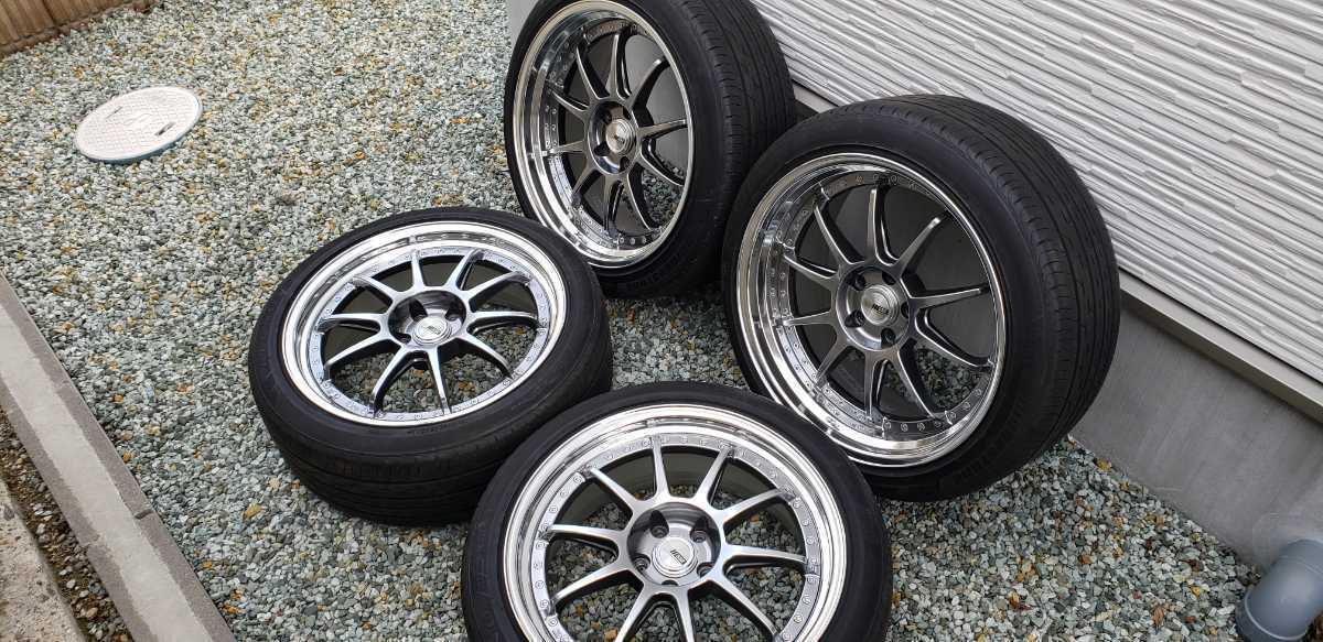 SSR プロフェッサー SP3 20インチ 114.3 5H タイヤホイール 4本 F8.5j