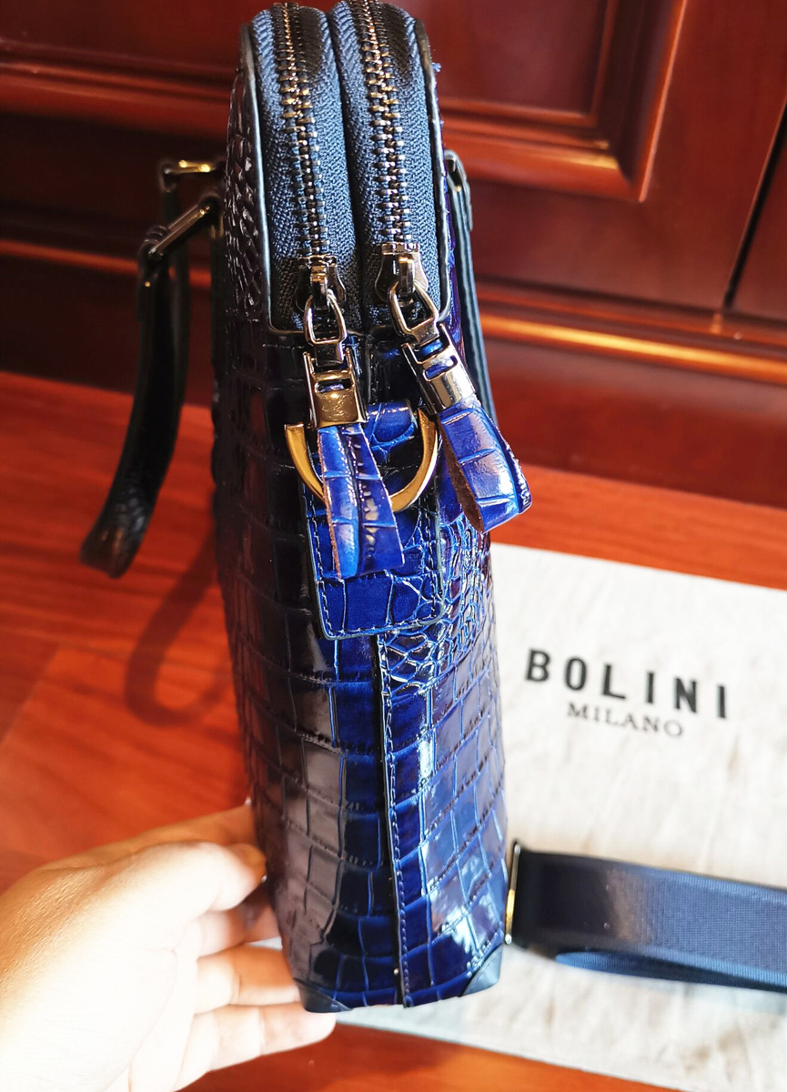 最高級逸品20万◇イタリア・ミラノ発*BOLINI⁄ボリニ・最上級牛革