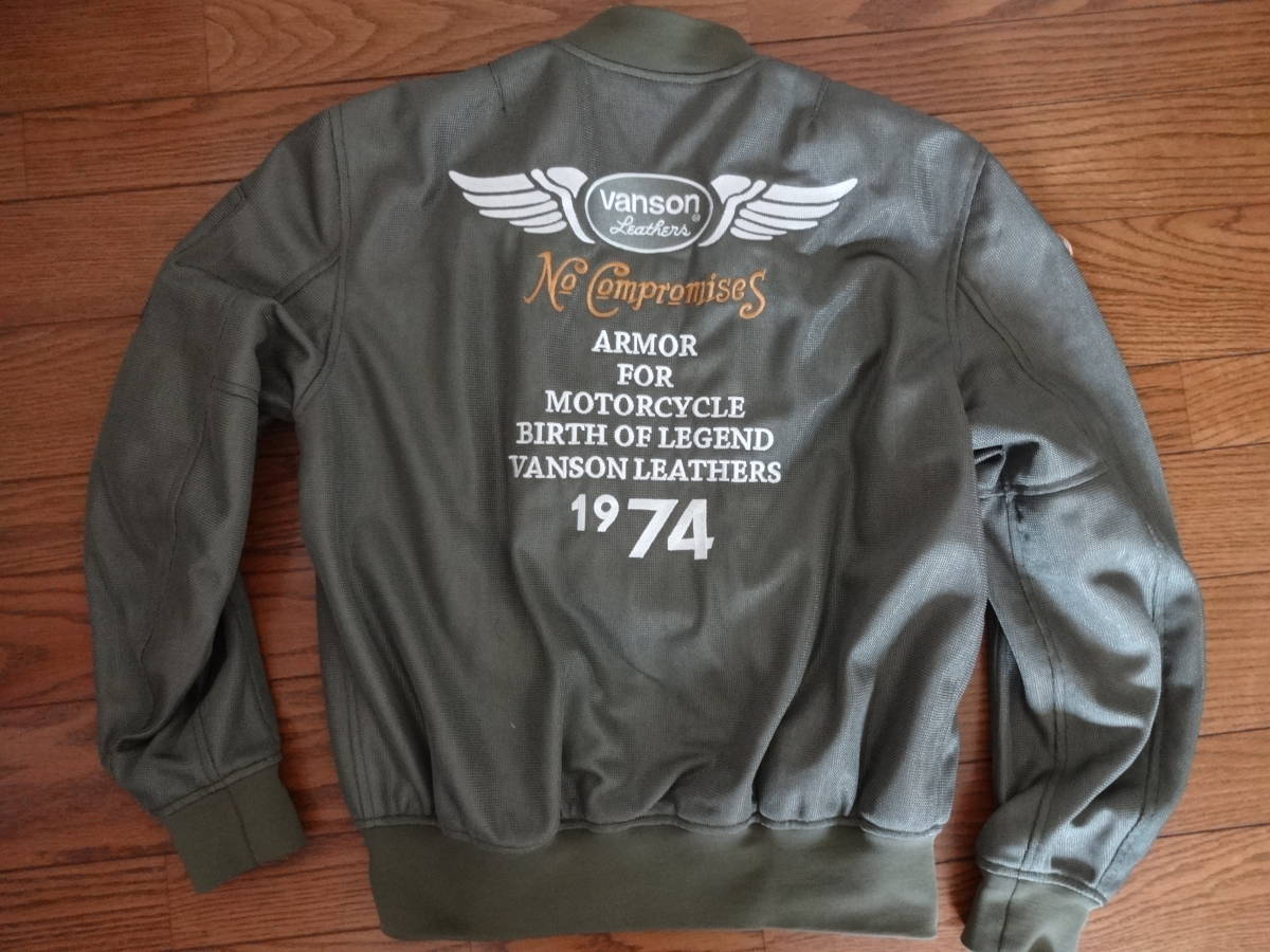 VANSON MESH MA-1 JACKET バンソン メッシュジャケット 2XL VS578DS 