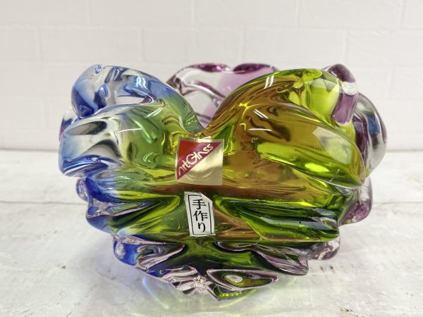 昭和レトロ 花瓶 Art Glass(アートグラス) interior-craft 昭和レトロ 花瓶 Art Glass(アートグラス) interior-craft