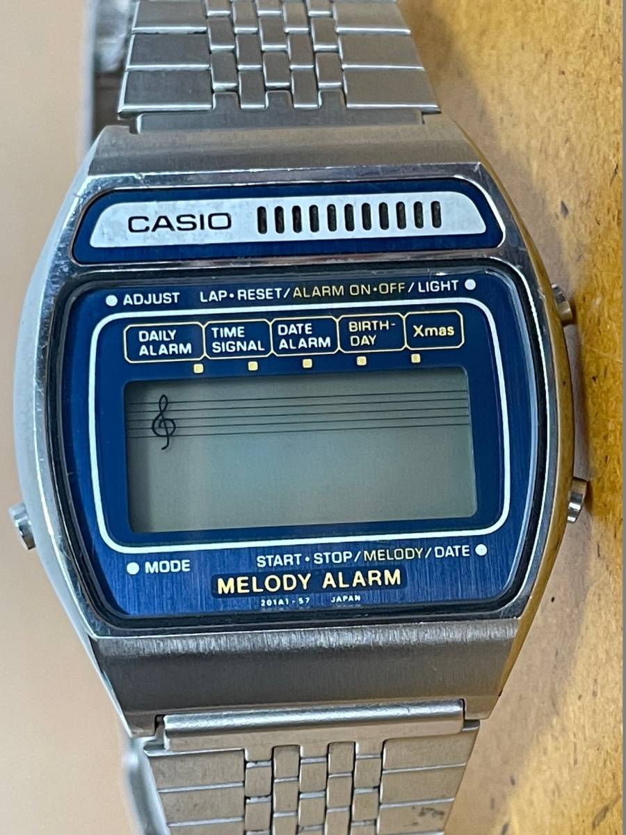 レア 日本製CASIO H104メロディアラームヴィンテージカシオ動作未確認