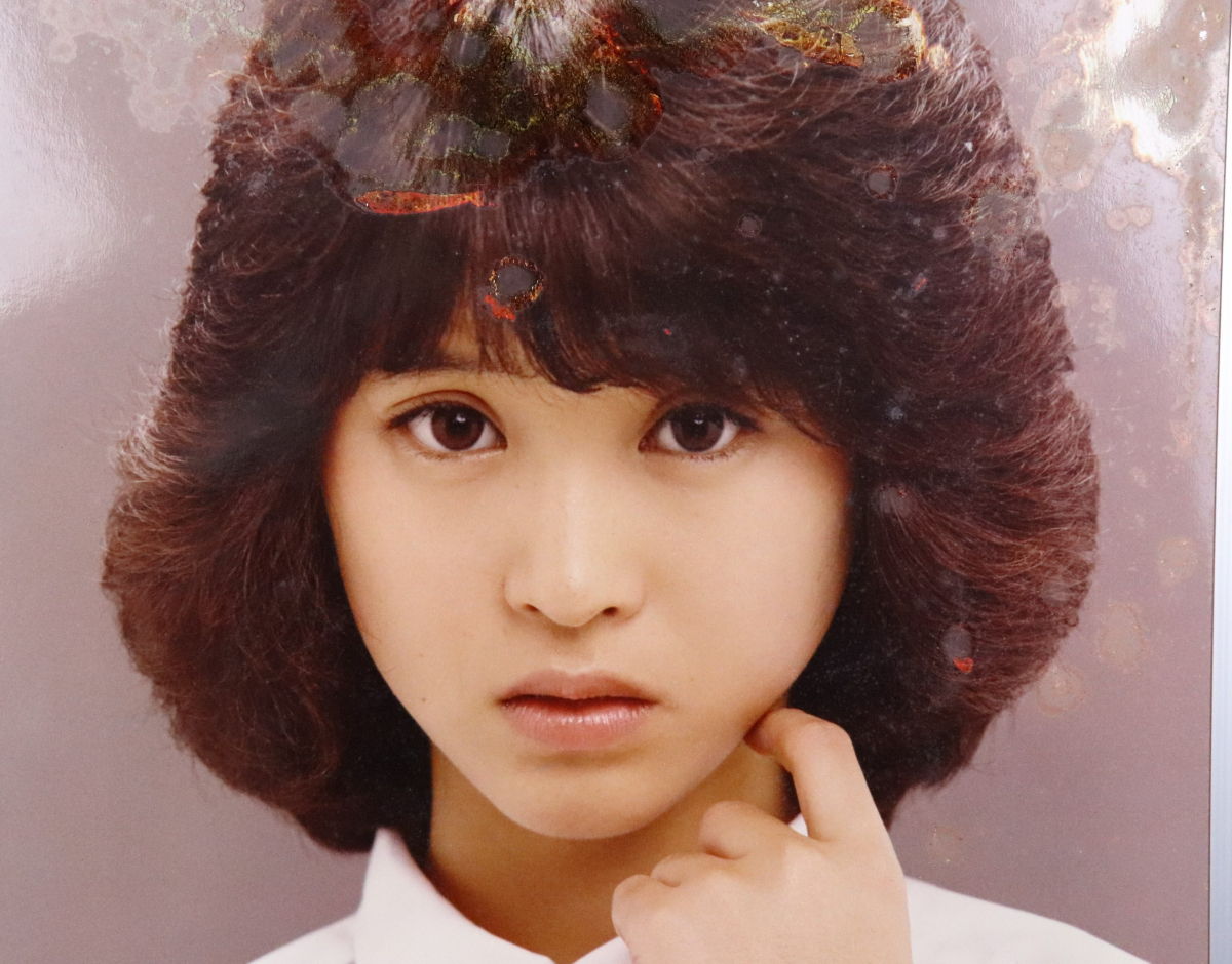 レア物】 松田聖子 まつだせいこ サイン入りパネル アルミ枠 昭和 