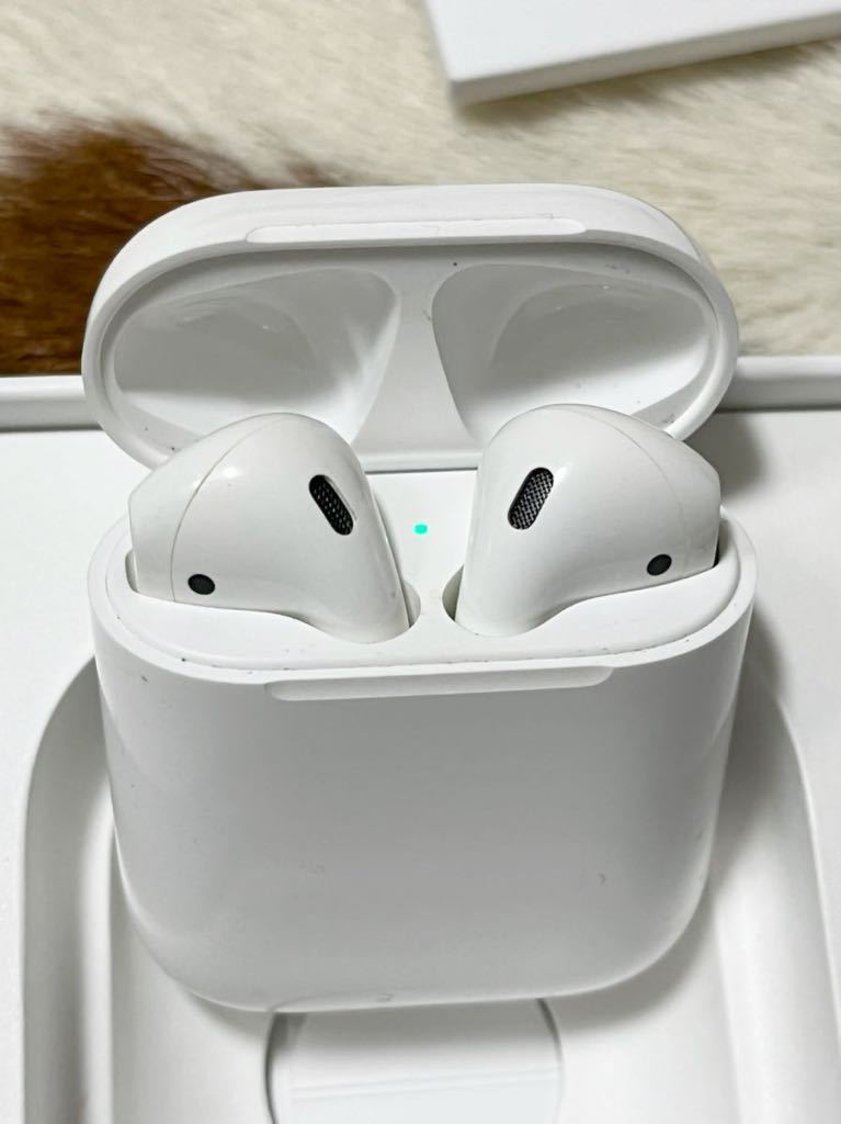 Apple AirPods エアーポッズ MMEF2J/A 美品 AirPods Apple MMEF2J&frasl;A 良好 ジャンク 正規品Apple