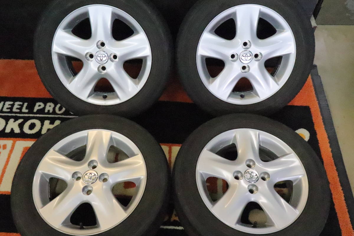 人気，送料無料 即納OK 店頭交換OK タイヤ変更受付中 5.5J+45 4H/100 185/60R15インチ トヨタ 90系ヴィッツ純正 ホイール タイヤ(ラジアルタイヤ)｜売買されたオークション情報、yahooの商品情報をアーカイブ公開 - 4穴