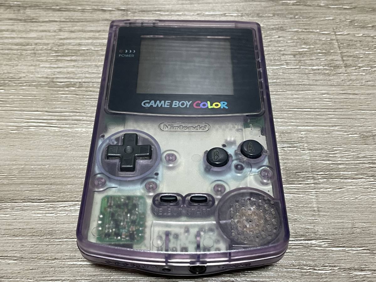 Gb 本体 ゲームボーイカラー クリアパープル 本体 状態良好 Game Boy Color 任天堂 Nintendo ポケモン ワンピース テトリス 本体 売買されたオークション情報 Yahooの商品情報をアーカイブ公開 オークファン Aucfan Com