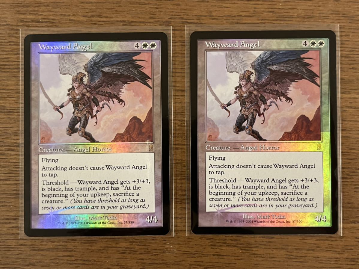 MTG マジック・ザ・ギャザリング むら気な天使 英語版 foil 2枚セット 