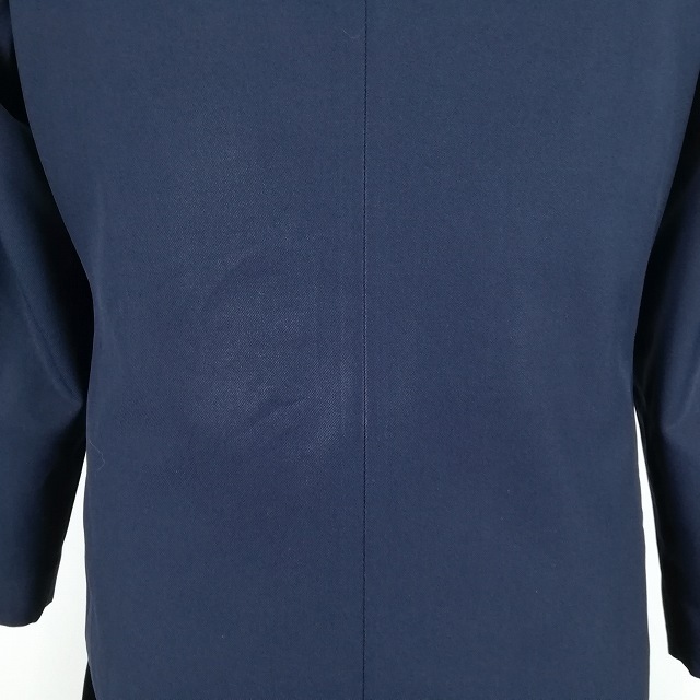 1円 イートン スカート 紐タイ 等 上下4点セット カンコー 冬物 長袖 女子 学生服 中学 高校 紺 制服 中古 ランクC NA9967_3