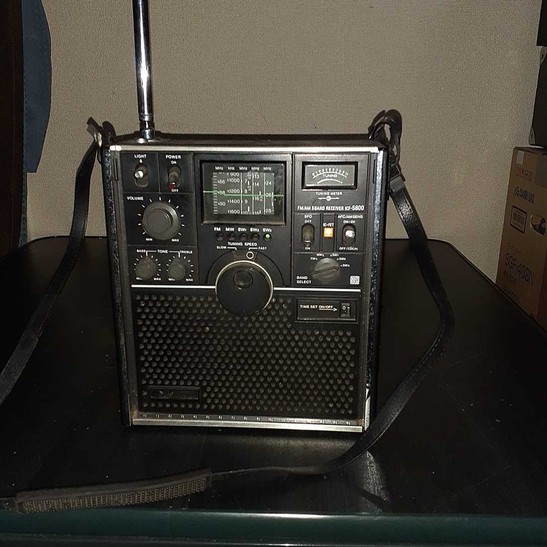 ソニーの初代BCLラジオにして傑作 スカイセンサー5800 整備済美品
