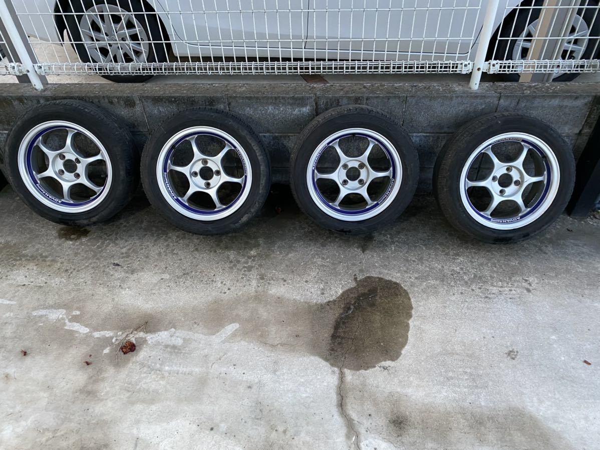 ADVAN Racing rg 15インチホイール アドバンレーシングrg pcd100 4穴