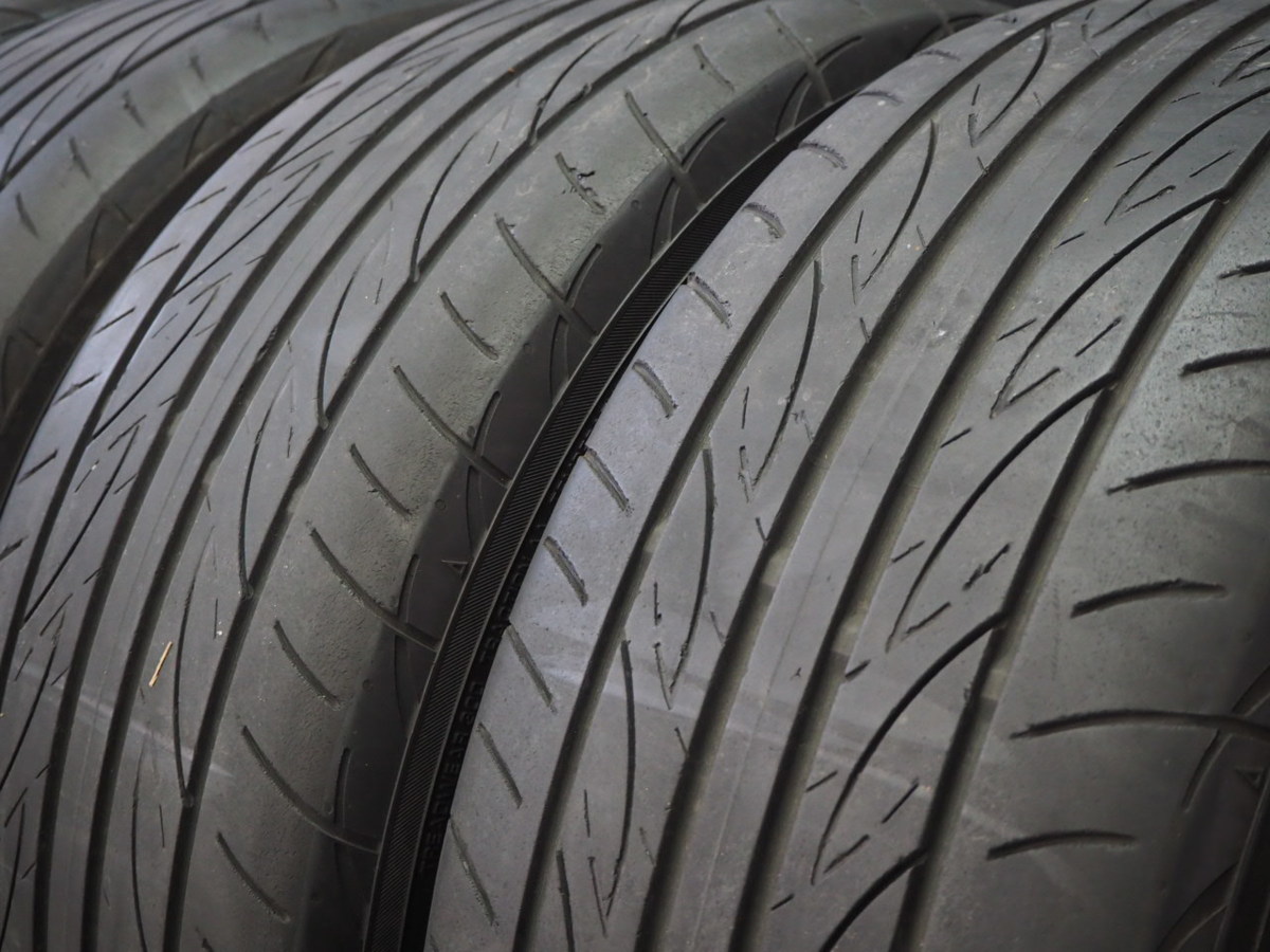 【 225/50R17 / 7.5J +55 114.3 5H 4本 】ヨコハマ ADVANFLEVA V701 / ホンダ CR系アコード純正アルミホイール / アコード オデッセイ等 Yokohama V701 ADVAN Black 17x7 V701」がHondaの「Super-ONE」に