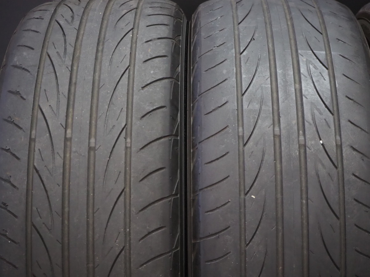 【 225/50R17 / 7.5J +55 114.3 5H 4本 】ヨコハマ ADVANFLEVA V701 / ホンダ CR系アコード純正アルミホイール / アコード オデッセイ等 Yokohama V701 ADVAN Black 17x7 V701」がHondaの「Super-ONE」に