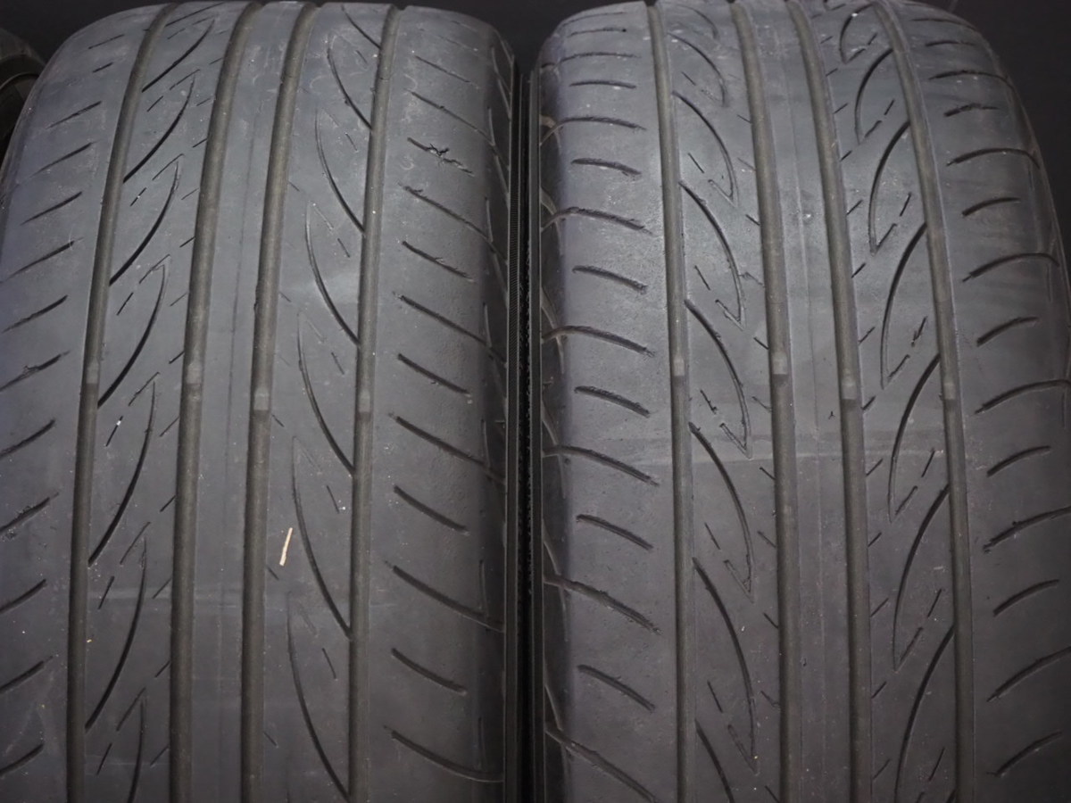 【 225/50R17 / 7.5J +55 114.3 5H 4本 】ヨコハマ ADVANFLEVA V701 / ホンダ CR系アコード純正アルミホイール / アコード オデッセイ等 Yokohama V701 ADVAN Black 17x7 V701」がHondaの「Super-ONE」に
