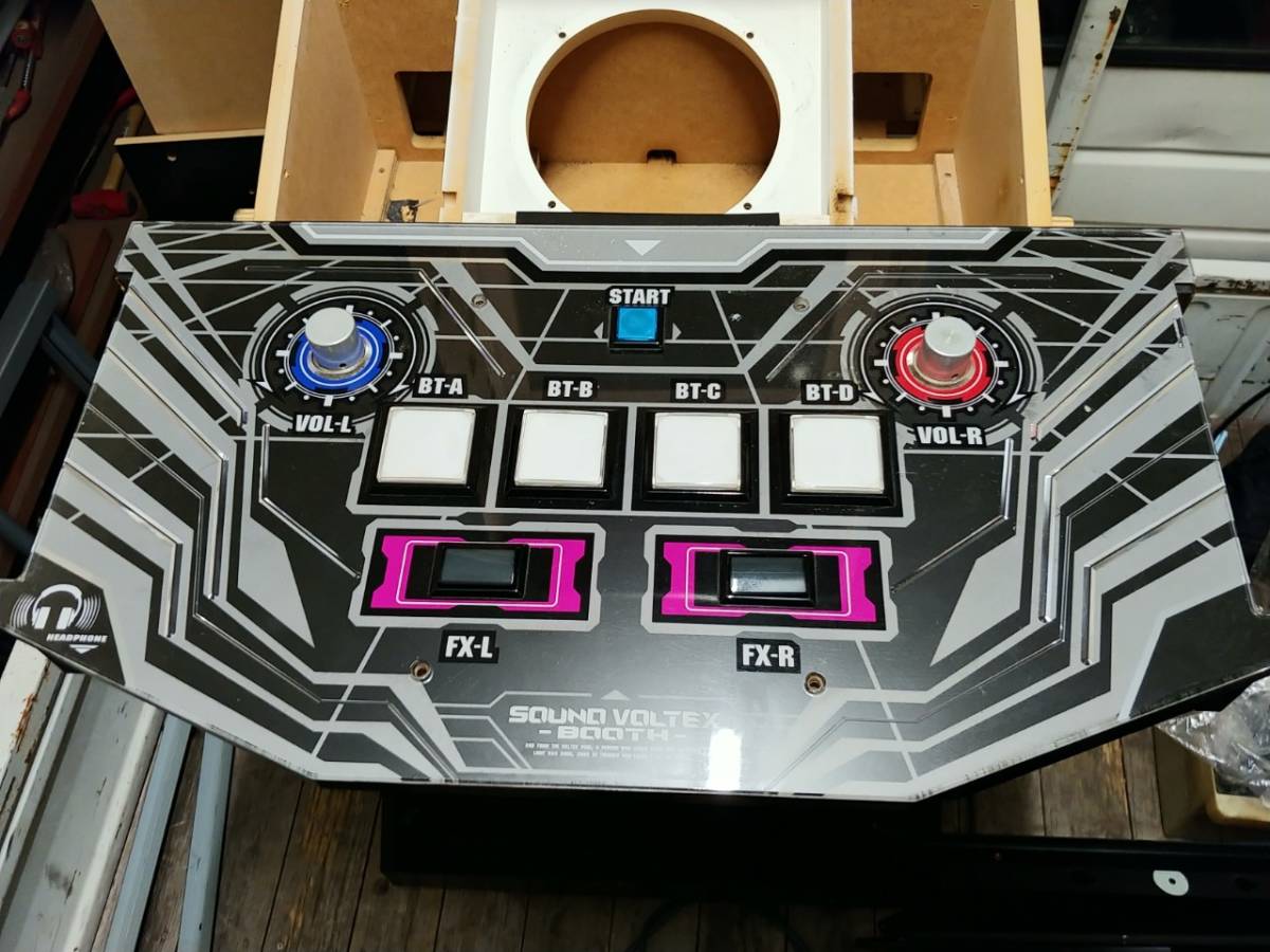 サウンドボルテックス旧筐体 コンパネ一式 ☆送料無料☆中古 サウンド