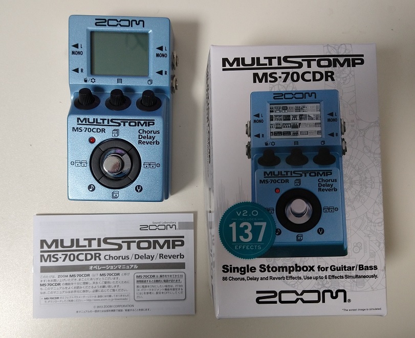 ZOOM MS-70CDR+ マルチエフェクター 箱無し む*き様 ZOOM MS-70CDR+
