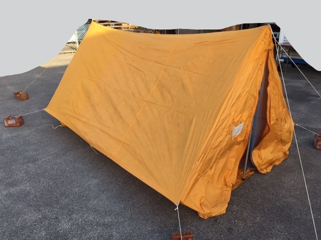 訳あり ジャンク 昭和レトロ 中津テント 三角テント A型テント ソロ