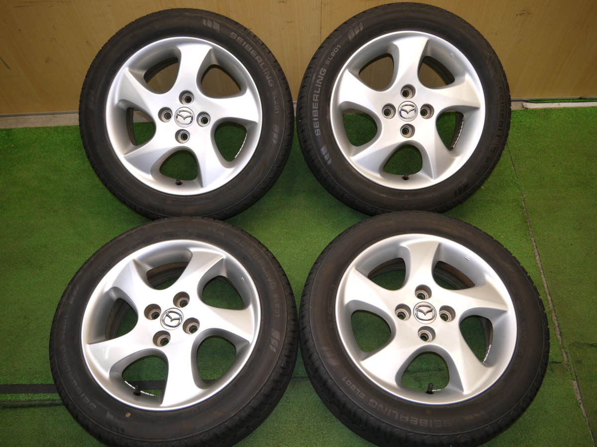  バリ溝 21年 8.5分 マツダ デミオ 純正 185/55R15 セイバーリング SL201 15インチ PCD100/4H(ラジアルタイヤ)｜売買されたオークション情報、yahooの商品情報をアーカイブ公開 - オークファン 4穴