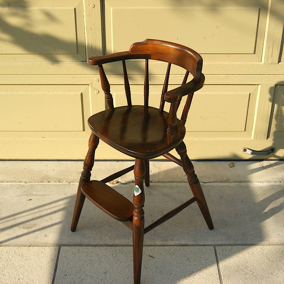 4032t2【キツツキ 飛騨産業 ベビー アームチェア 木製 チャイルド  