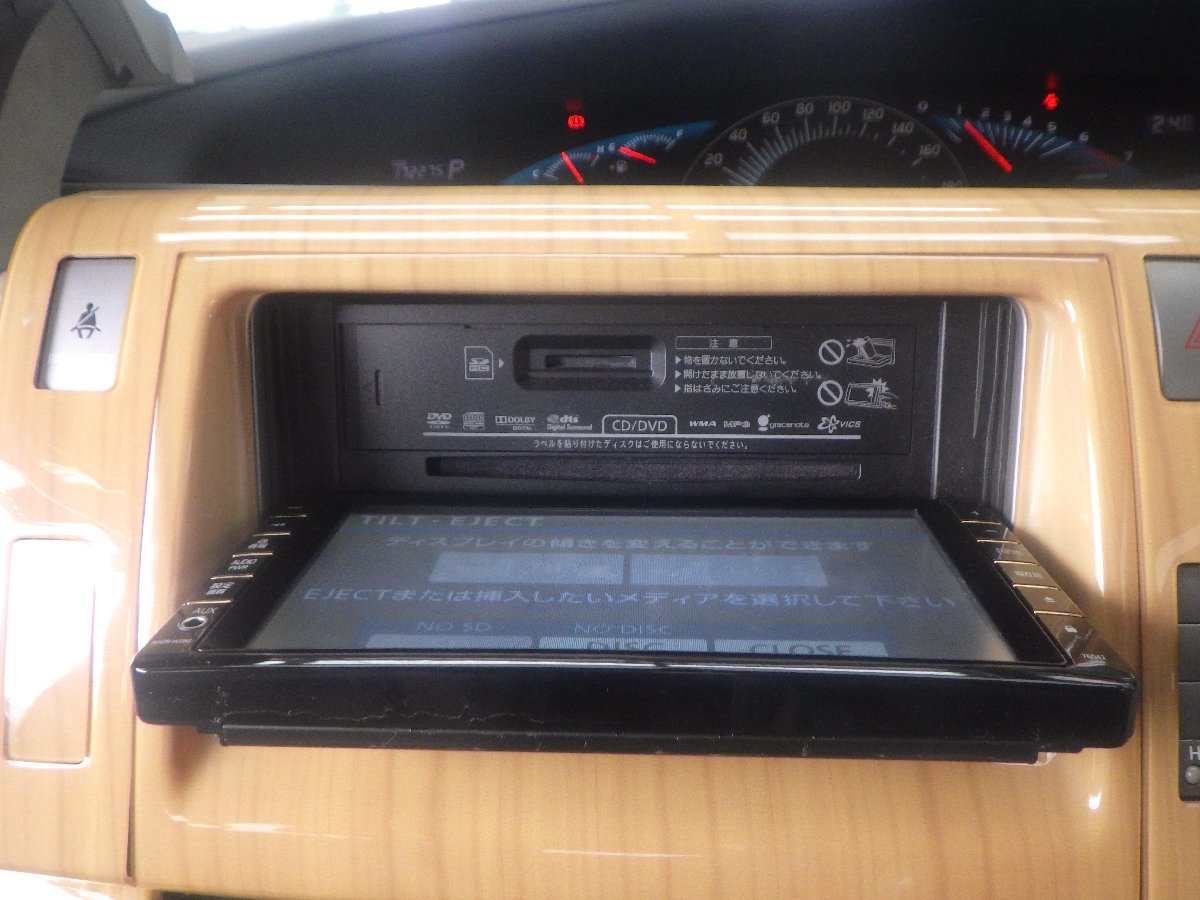 トヨタ純正HDDナビ☆NHZN-W59G☆地図データ2009年版☆地デジ4X4フルセグ視聴☆SDカード☆MSV☆Bluetooth☆Y8109☆S206