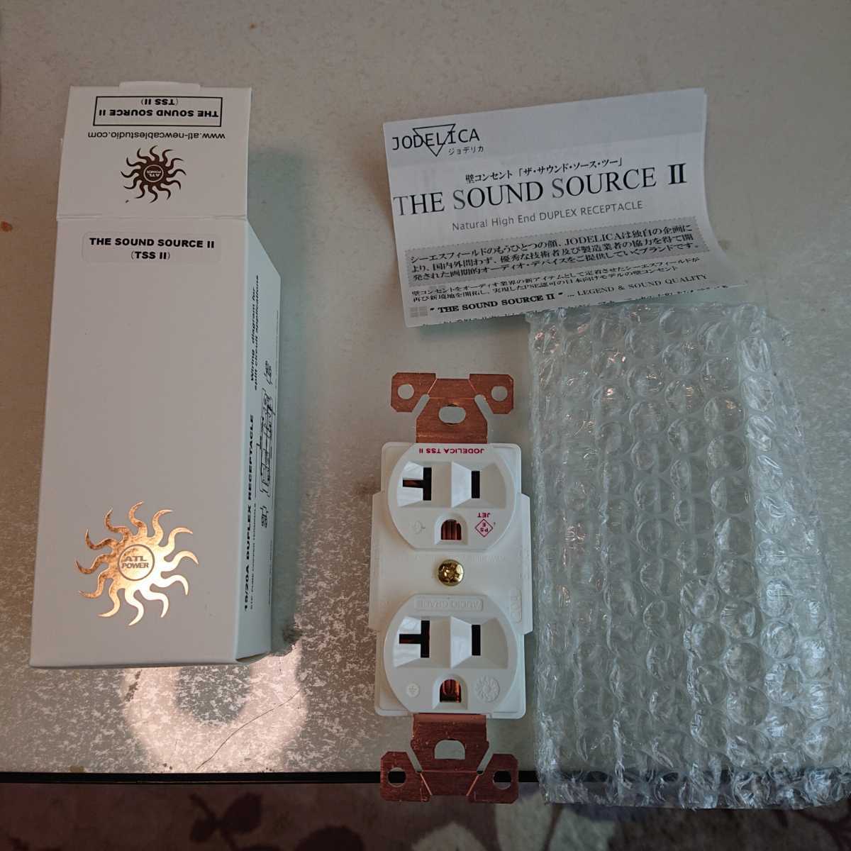 お得，人気SALE】 壁コンセント JODELICA THE SOUND SOURCE 2 UL規格 