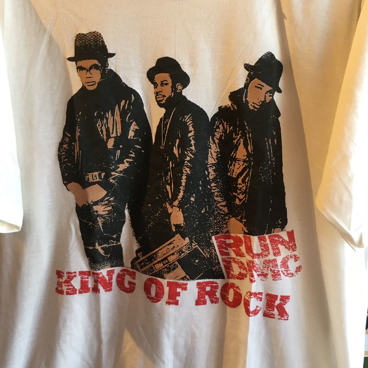 DMC RUN King Hip Hop Run 古着 ランディーエムシー ラップT ラップT 