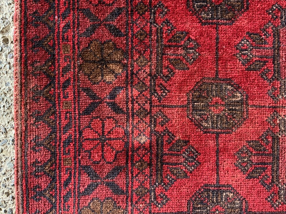 絨毯 アンティーク家具 ラグ ランナー☆職人の手仕事☆280×75cm インド産 RUGS ｜SATHI 手織り絨毯専門店 | アフガニスタン絨毯サティラグス アフガニスタン絨毯、本場アフガニスタン絨毯通販、伝統模様の逸品を ヘラート産 VINTAGEアフガニスタン 手織りラグ ウール room｜ペルシャ絨毯・トライバルラグ専門店