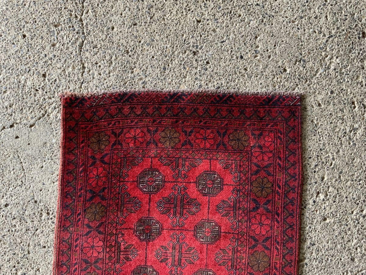 絨毯 アンティーク家具 ラグ ランナー☆職人の手仕事☆280×75cm インド産 RUGS ｜SATHI 手織り絨毯専門店 | アフガニスタン絨毯サティラグス アフガニスタン絨毯、本場アフガニスタン絨毯通販、伝統模様の逸品を ヘラート産 VINTAGEアフガニスタン 手織りラグ ウール room｜ペルシャ絨毯・トライバルラグ専門店