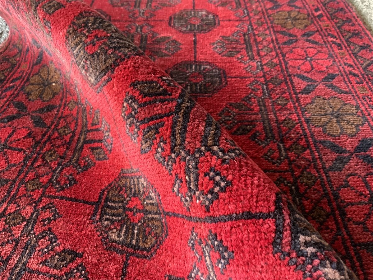 絨毯 アンティーク家具 ラグ ランナー☆職人の手仕事☆280×75cm インド産 RUGS ｜SATHI 手織り絨毯専門店 | アフガニスタン絨毯サティラグス アフガニスタン絨毯、本場アフガニスタン絨毯通販、伝統模様の逸品を ヘラート産 VINTAGEアフガニスタン 手織りラグ ウール room｜ペルシャ絨毯・トライバルラグ専門店