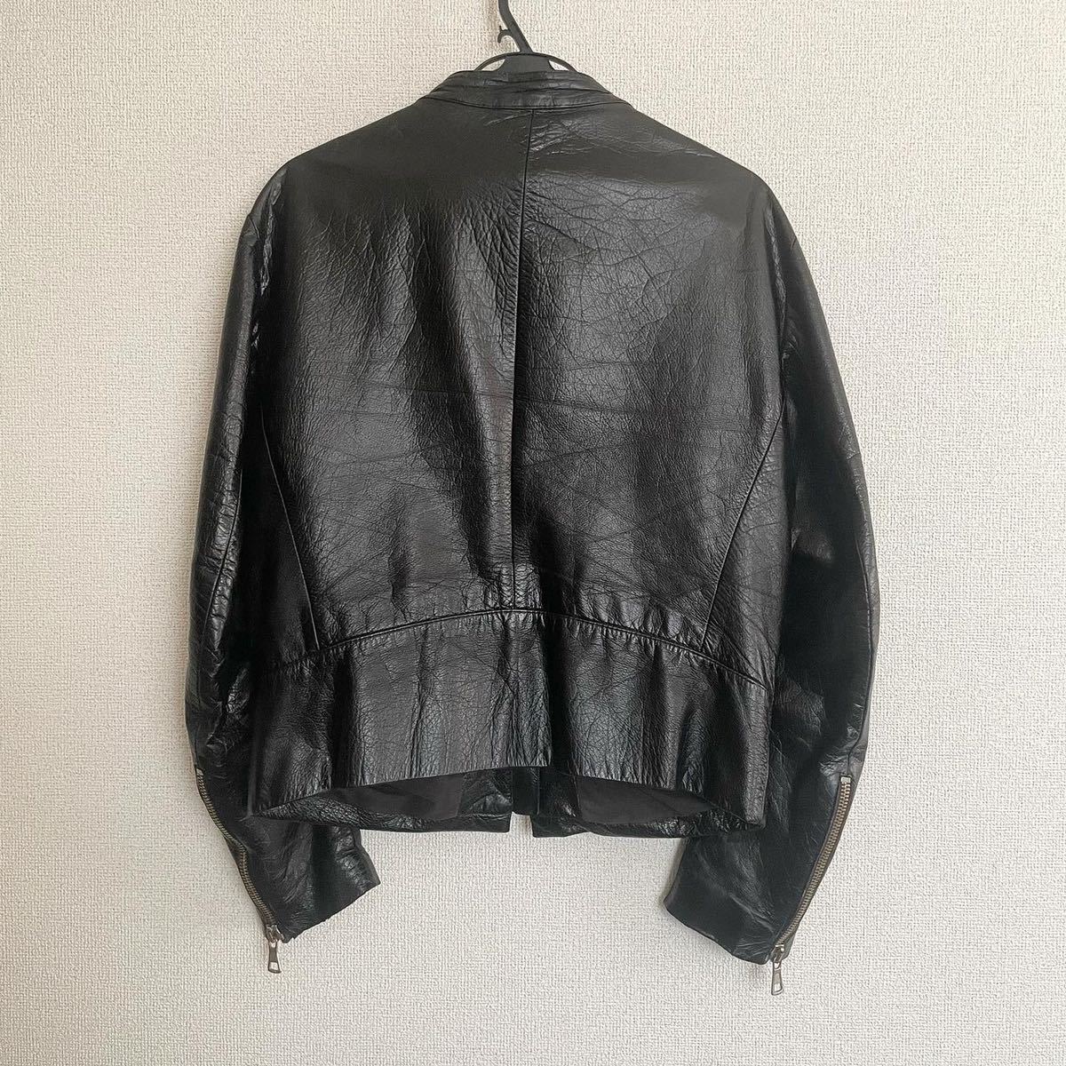 名作 初期 03ss Martin Margiela 10 マルタンマルジェラ ハの字 レザー 