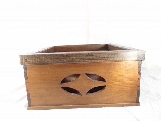 杉材 置き炉 銅落とし 炉縁付き 茶道具 炉壇 炉縁 炉落とし 銅 セット