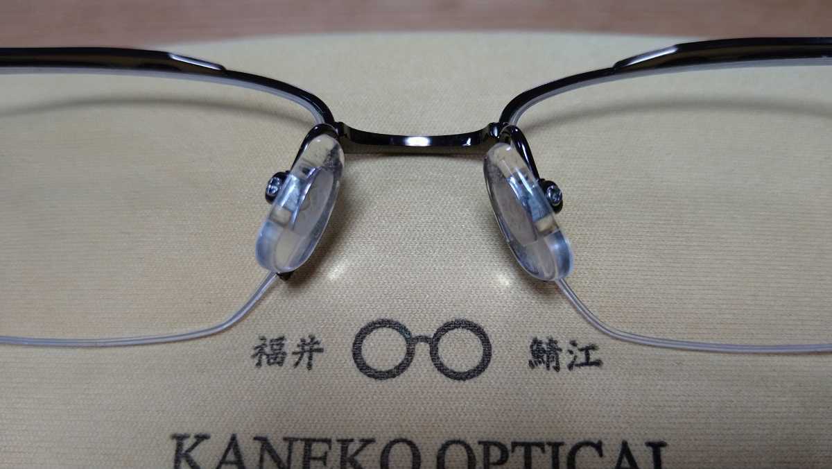 金子眼鏡 SPIVVY SP1155 メタリックブラウン スピビー 中古美品 