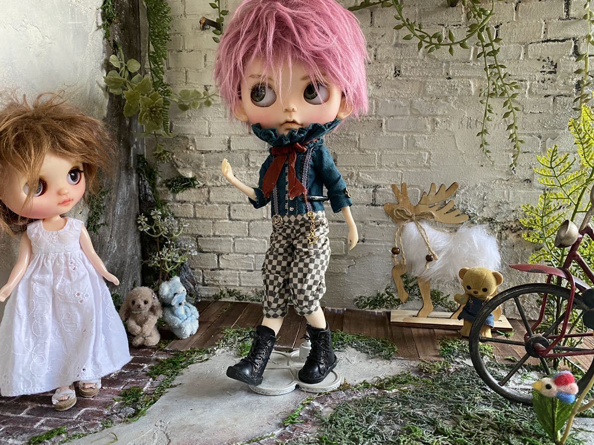 dollde olive ☆*:.。. 1/6 ブライス ドールハウス 組み立て式 